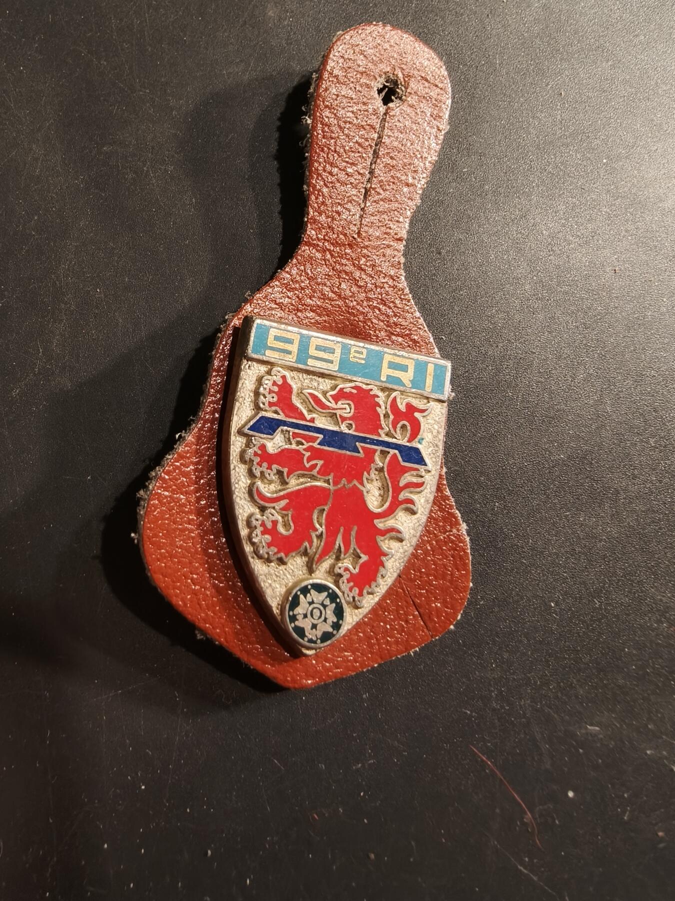 老王徽章第190期 法国陆军第99步兵团证章       该团成立于1791年，前身是皇家德-蓬特团，曾参加过法国大革命战争