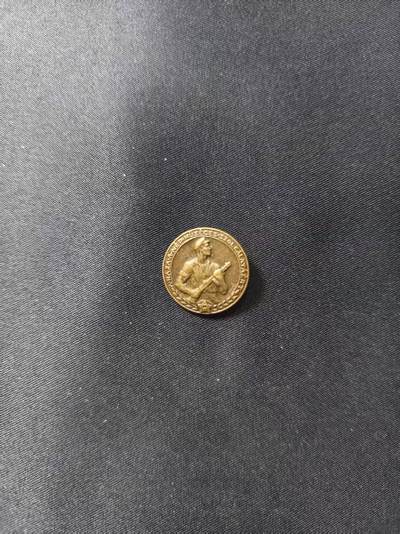 云宸嘉赏-勋臻文献佳藏优品精选场次（低佣 转发佣金红包） - 匈牙利人民共和国 工人卫队荣誉证章 黄铜材质 