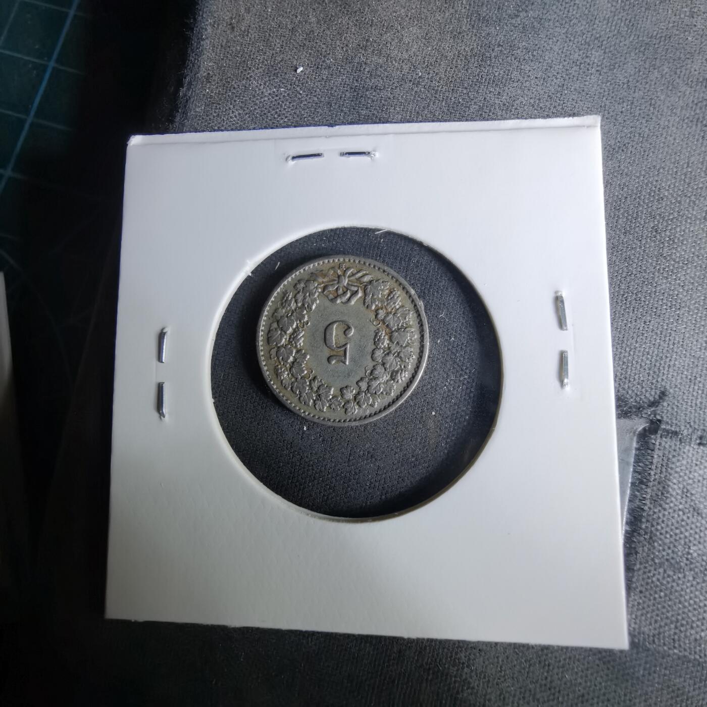 沼泽如烟--第1037场 瑞士1921年5生丁