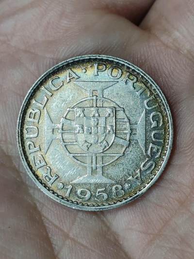 2026年第三十八场(总第二百零七场）外国好品散币场(免佣金) - 葡属帝汶1958单年份6埃斯库多银币(葡萄牙殖民地时期第二套，640银)