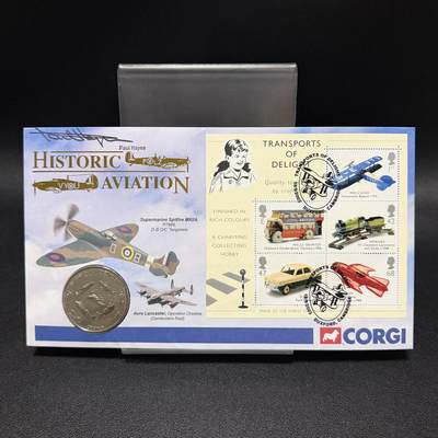 ＜星葵🌻钱币社＞第72期·东奔西走的硬币·3月31日发货 - 〈邮币封〉直布罗陀2003年动力飞行100周年1克朗纪念币