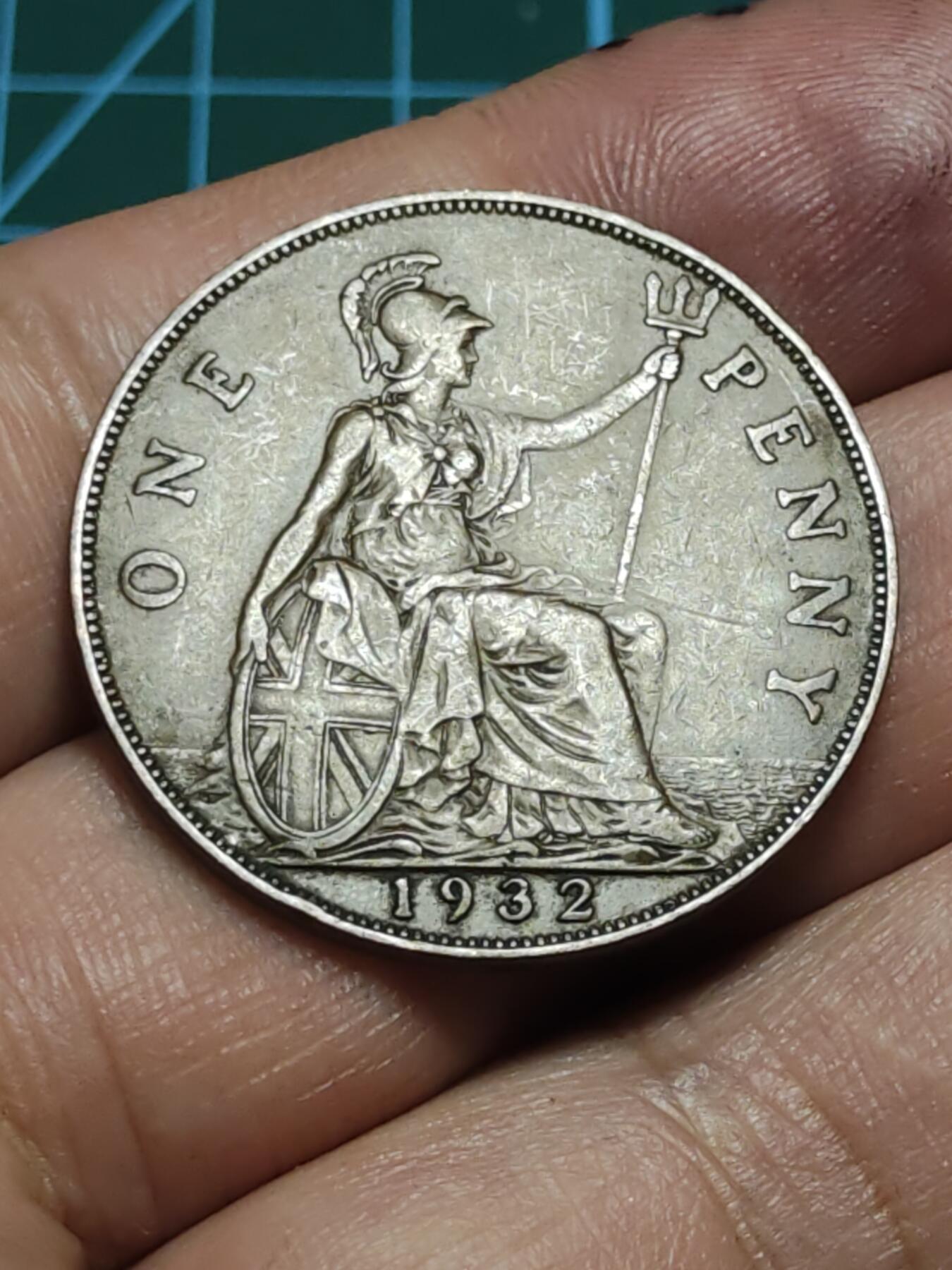 2026年第三十八场(总第二百零七场）外国好品散币场(免佣金) 少见年份–英国🇬🇧1932年1便士(乔治五世第三版)