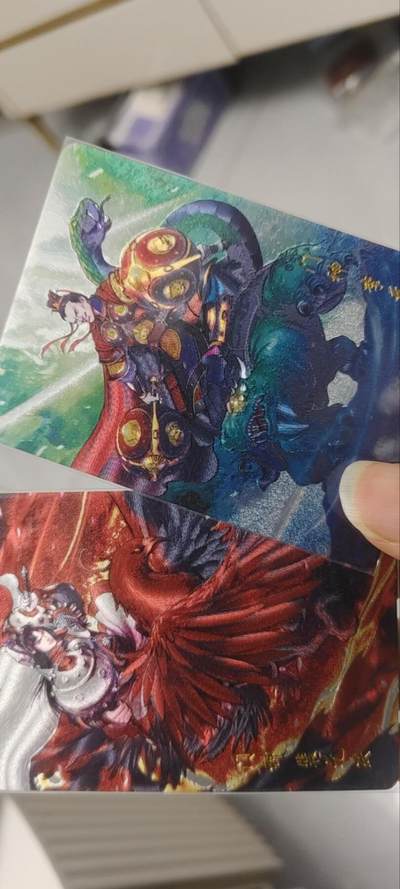 秋原瞳的小店第三十九期（老家的风，每次回去都能心灵得到治愈，吹起曾经童年那个最美好的回忆） - q百里隋唐粗闪门神特卡一对——裴元庆，李元霸