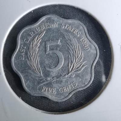 沼泽如烟--第1037场 - 东加勒比1989年五分