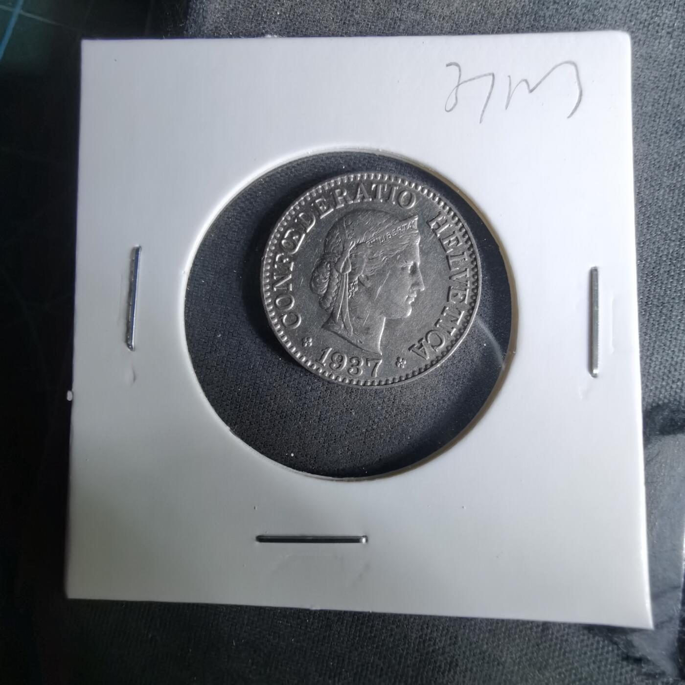 沼泽如烟--第1037场 瑞士1937年10生丁