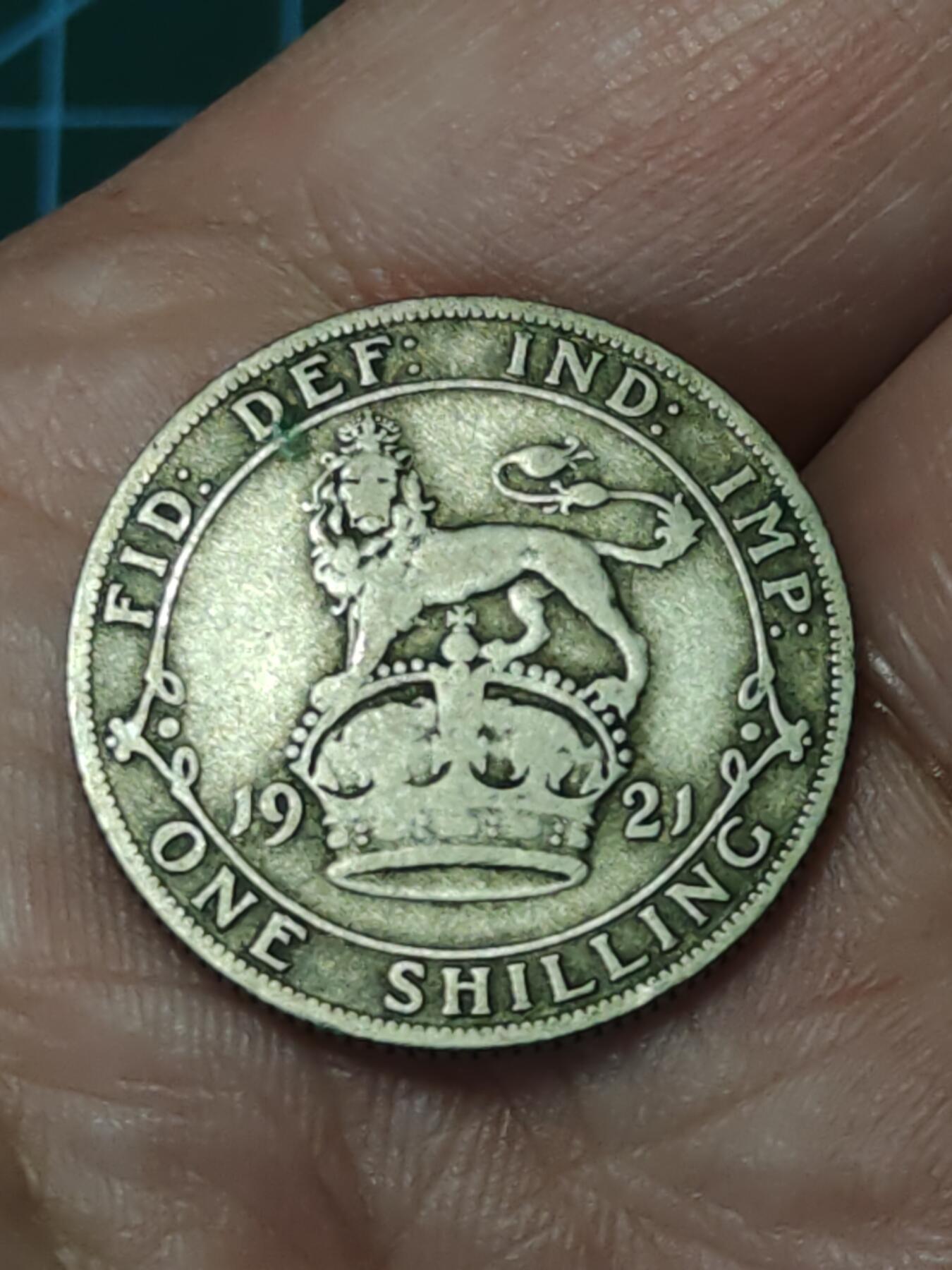 2026年第三十八场(总第二百零七场）外国好品散币场(免佣金) 英国🇬🇧1921年1先令银币(乔治五世第二版，500银)