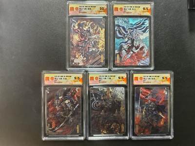 天玑星卡拍第182期《3.30周一截拍》持续收拍收评中 满赠卡需备注 - 百里卡牌 神魔三国 魏武扬鞭 五子良将 折光 CCG10一张+CCG9.5四张