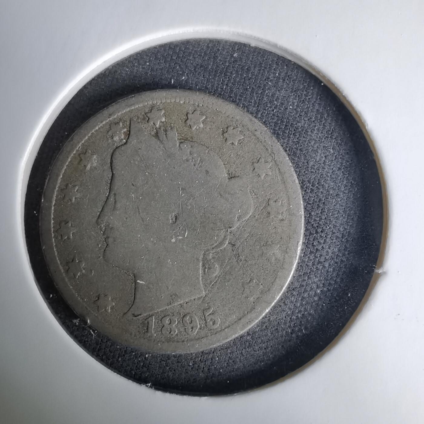 沼泽如烟--第1037场 美国1895年五分