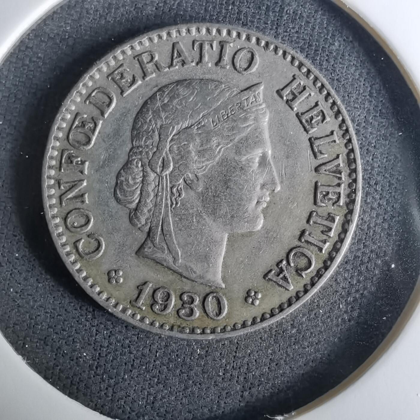 沼泽如烟--第1037场 瑞士1930年10生丁