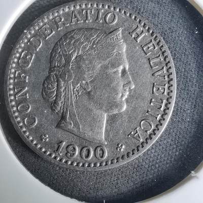 沼泽如烟--第1037场 - 瑞士1900年20生丁