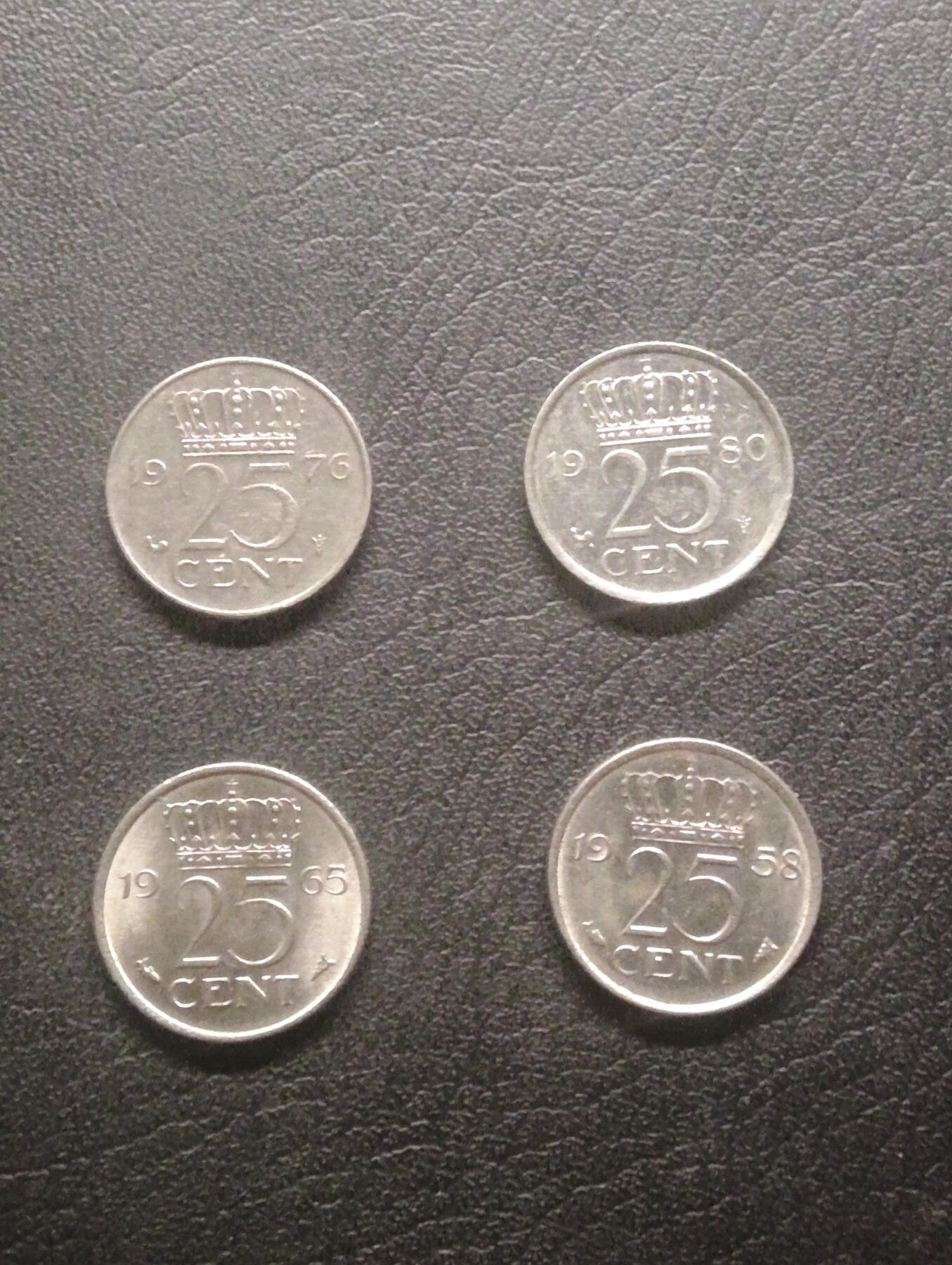 荟藏特别场次第十三期——“社长的硬币堆 精品场次” 荷兰25分批量四个