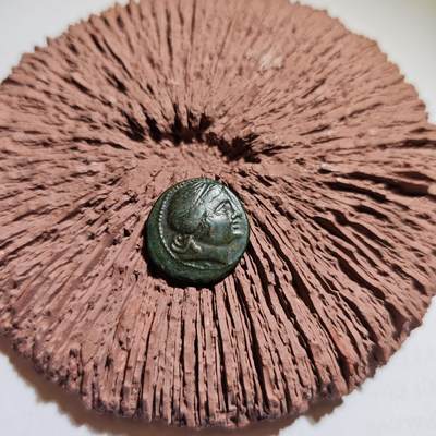 大象古币古希腊古罗马钱币专场首次拍卖1 - 古希腊色雷斯地区梅森布利亚城邦亚马逊女战士背智慧女神雅典娜铜币