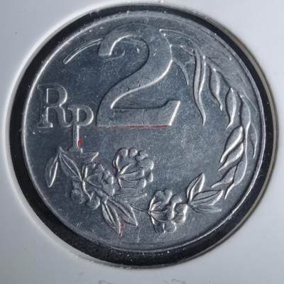 沼泽如烟--第1037场 - 印度尼西亚1970年2卢比