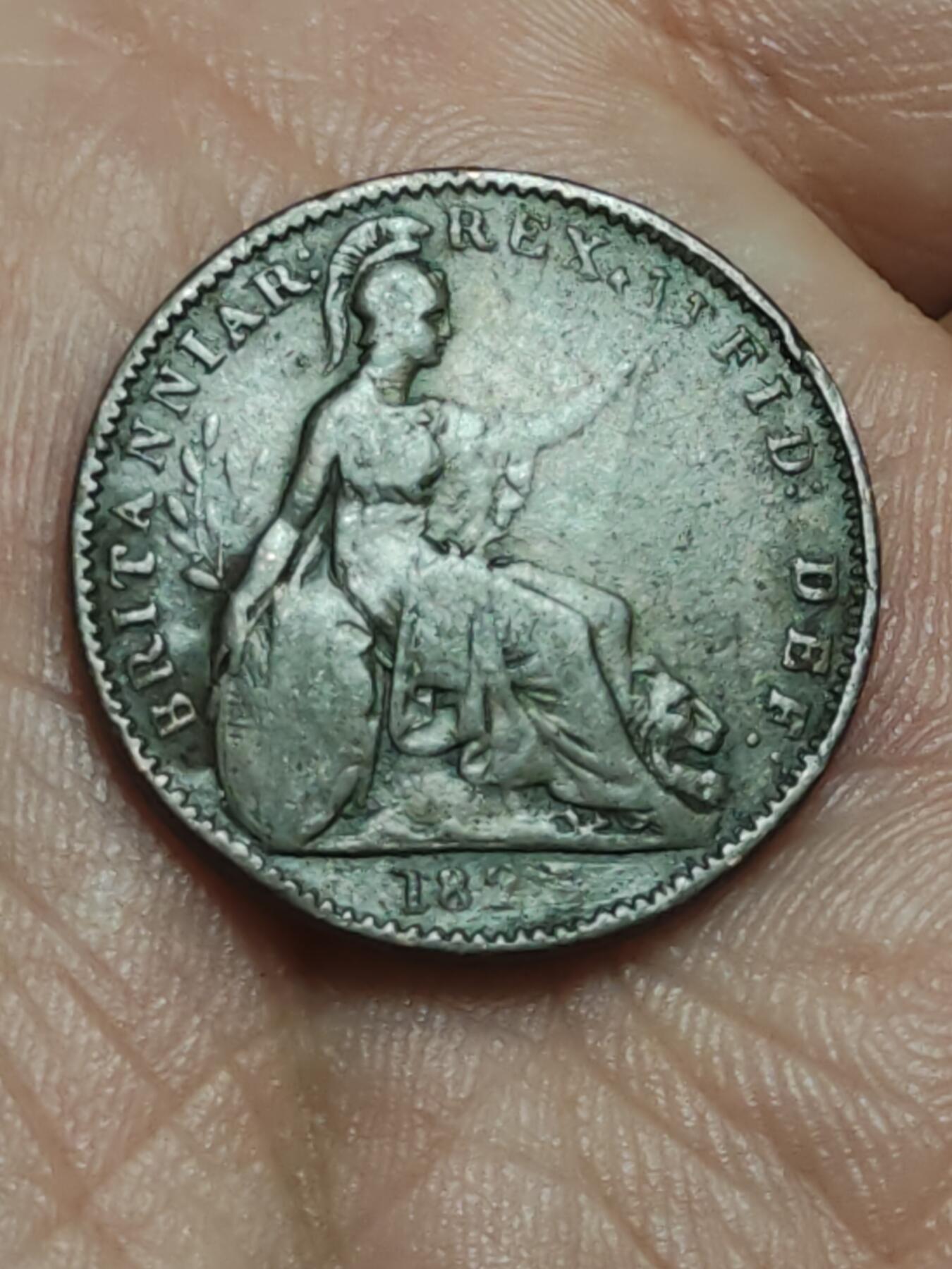 2026年第三十八场(总第二百零七场）外国好品散币场(免佣金) 英国🇬🇧1825年1法新(乔治四世第一版)