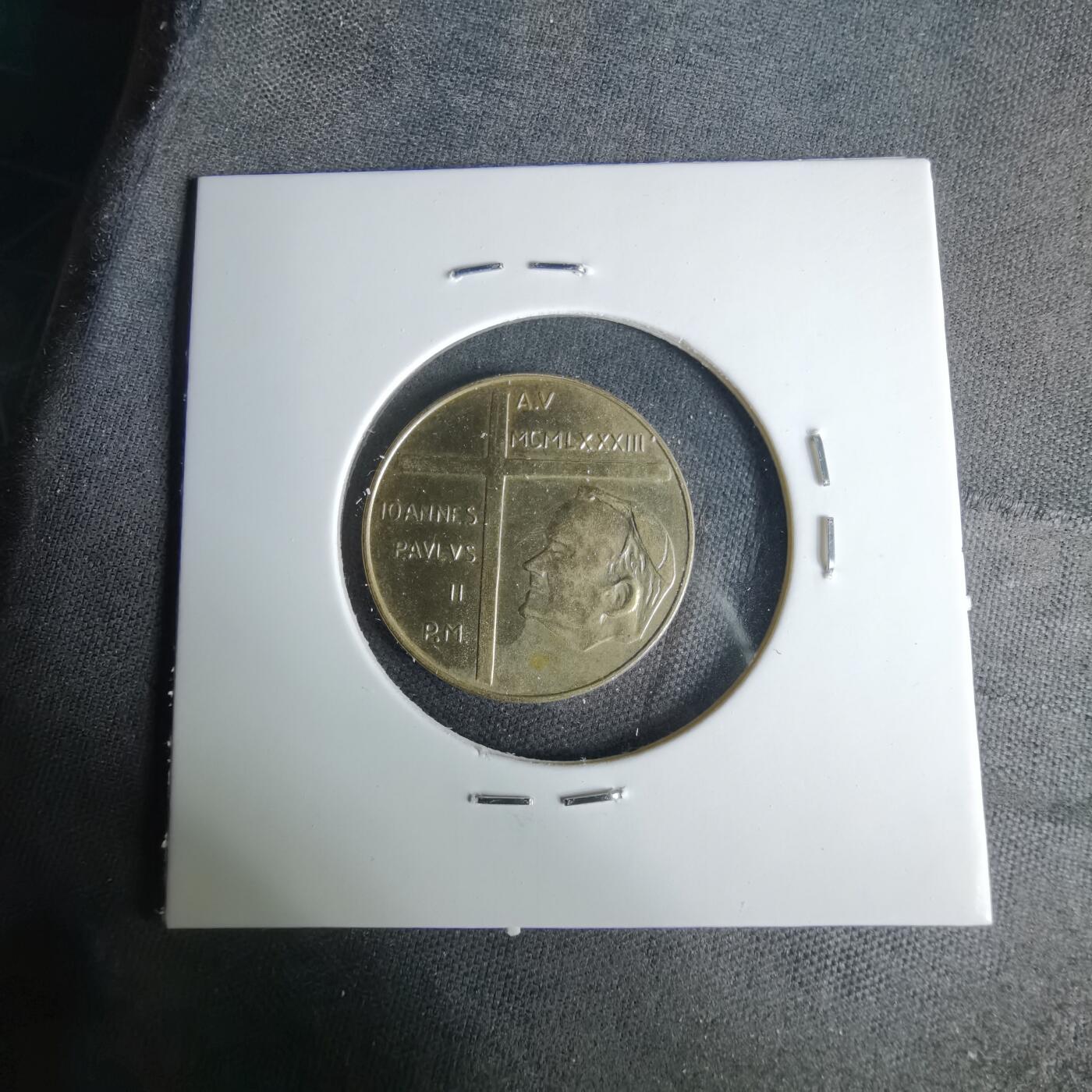 沼泽如烟--第1037场 梵蒂冈20里拉纪念币