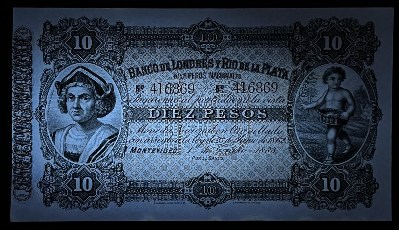 小福收藏拍卖第203期 裸钞场 本期有多张豹子号靓号 仅发行1000枚亚克力砖封蒙古20000图格里克帝国800周年纪念钞 瑞士200法郎 百慕大样钞洋葱冠全套 巴林首版大全套 卡塔尔四张套 越南 保加利亚 马其顿等多国精美纸币 乌拉圭 1883年 10比索 哥伦布 143年老钞 微黄 unc