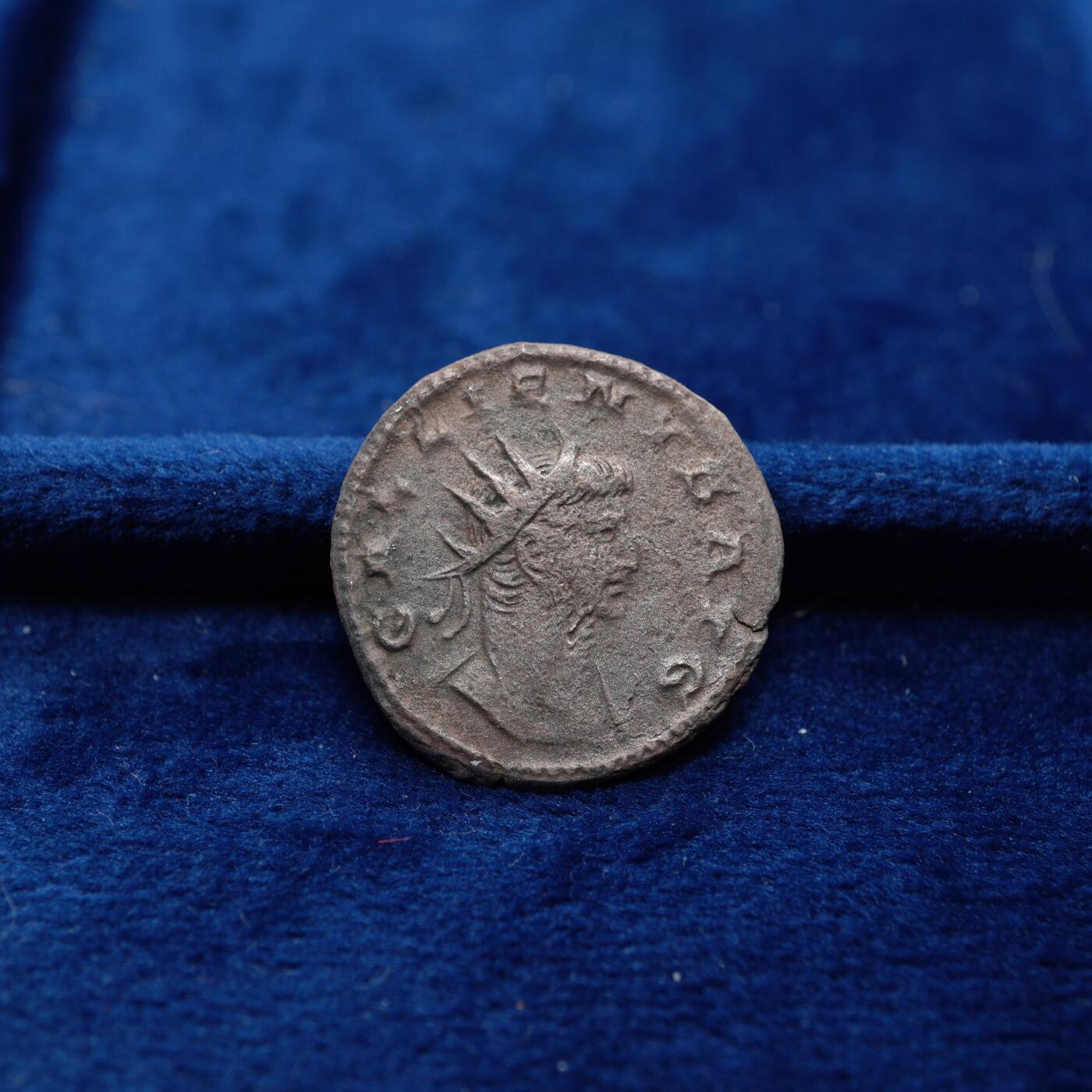 琋语集藏2026年04月欧洲古典打制币拍卖 古罗马帝国-伽里恩努斯银铜合金币