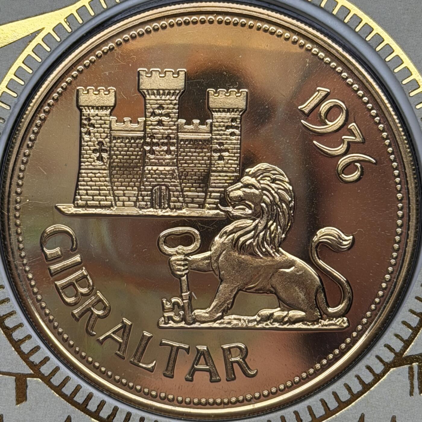 ＜星葵🌻钱币社＞第72期·东奔西走的硬币·3月31日发货 〈邮币封·后铸〉英国1936年爱德华八世直布罗陀克朗型收藏币