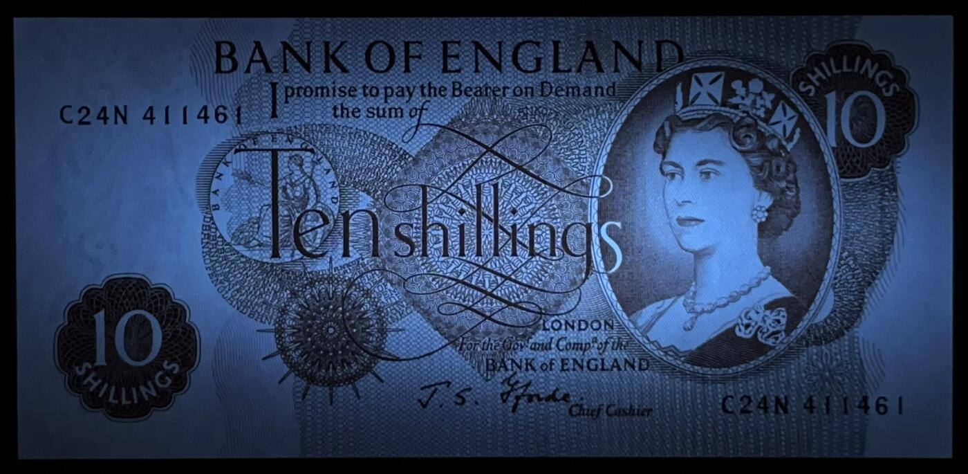 小福收藏拍卖第203期 裸钞场 本期有多张豹子号靓号 仅发行1000枚亚克力砖封蒙古20000图格里克帝国800周年纪念钞 瑞士200法郎 百慕大样钞洋葱冠全套 巴林首版大全套 卡塔尔四张套 越南 保加利亚 马其顿等多国精美纸币 英国 1960-1970年 10先令 数3 unc