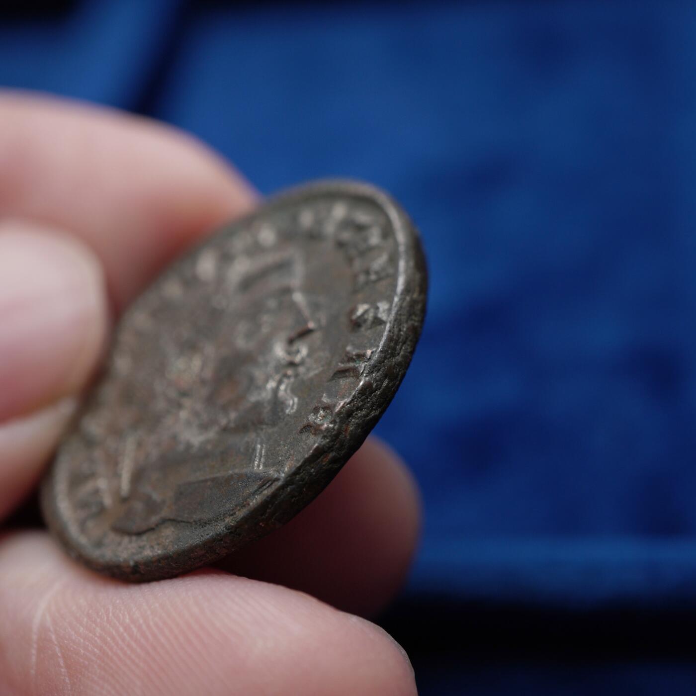 琋语集藏2026年04月欧洲古典打制币拍卖 古罗马帝国-马克西米努斯二世大富利洗银币