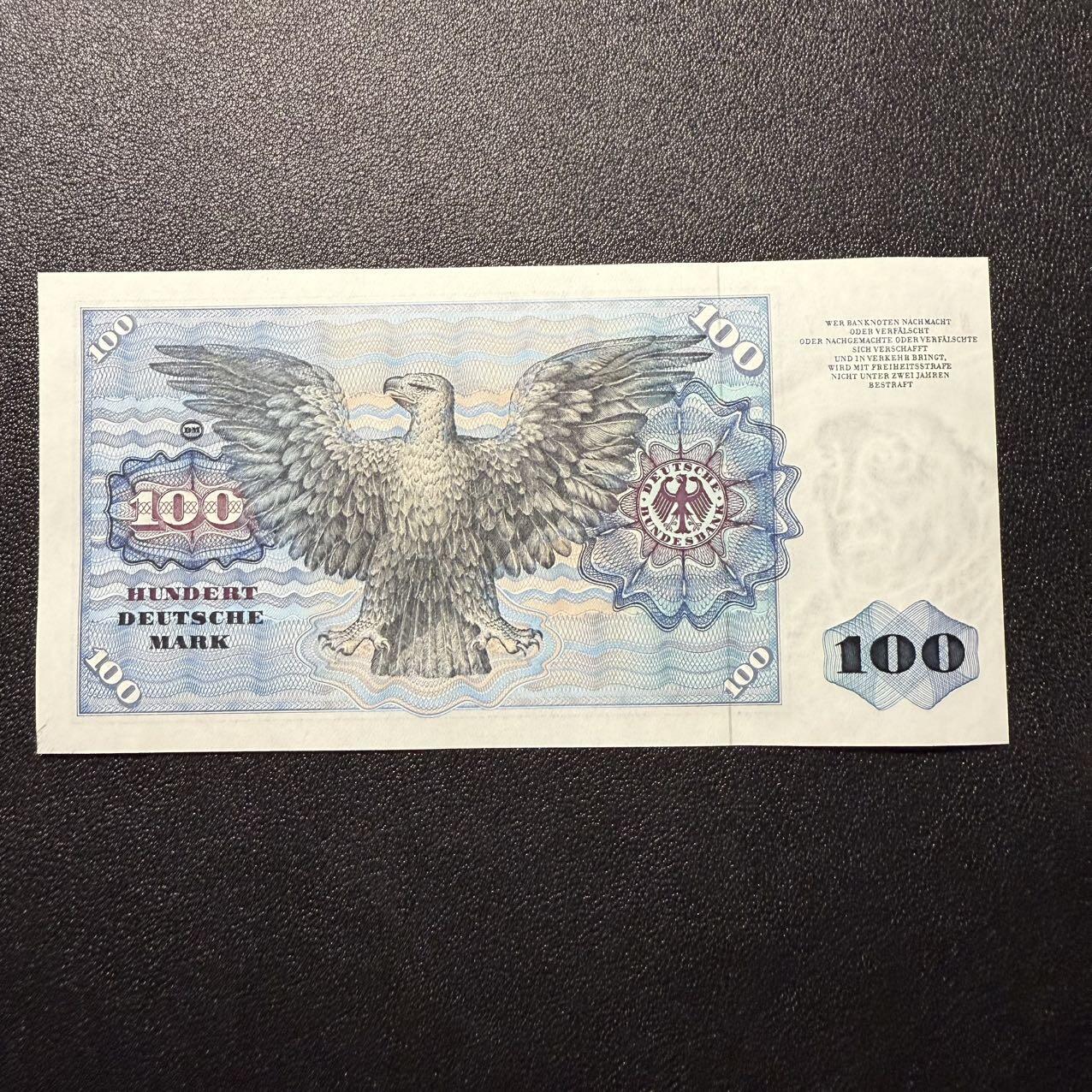 第16期 德国1977年 100马克 全新unc-