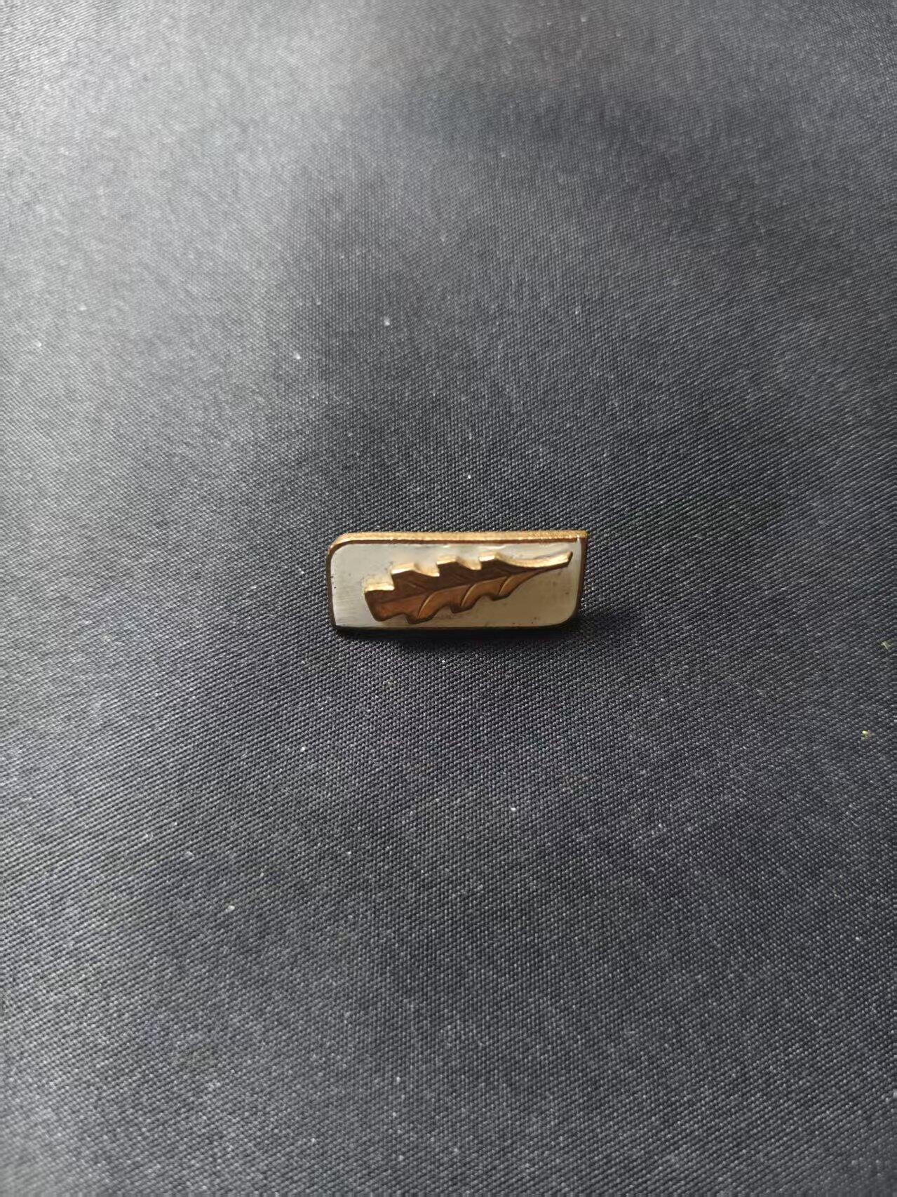 云宸嘉赏-勋臻文献佳藏优品精选场次（低佣 转发佣金红包） 民主德国橡树叶荣誉老兵证章 珐琅质 