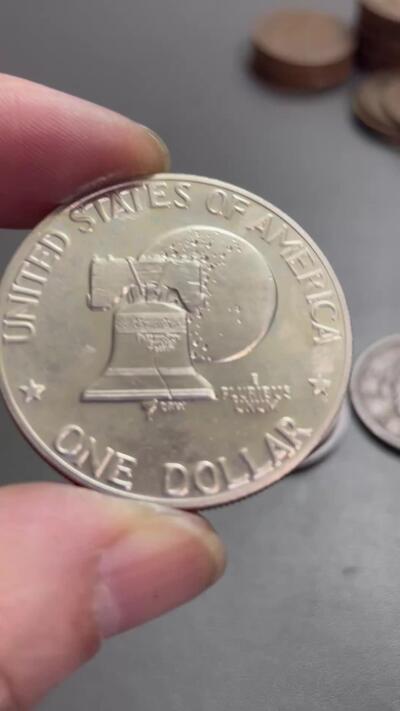 回流0328 美品 美国1976年1美元 独立200周年纪念币