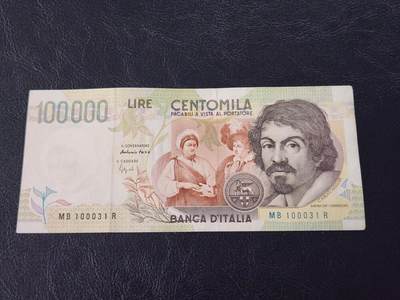 3月28号晚上8点 外国纸币自动截拍第47场 - 意大利100000极美品