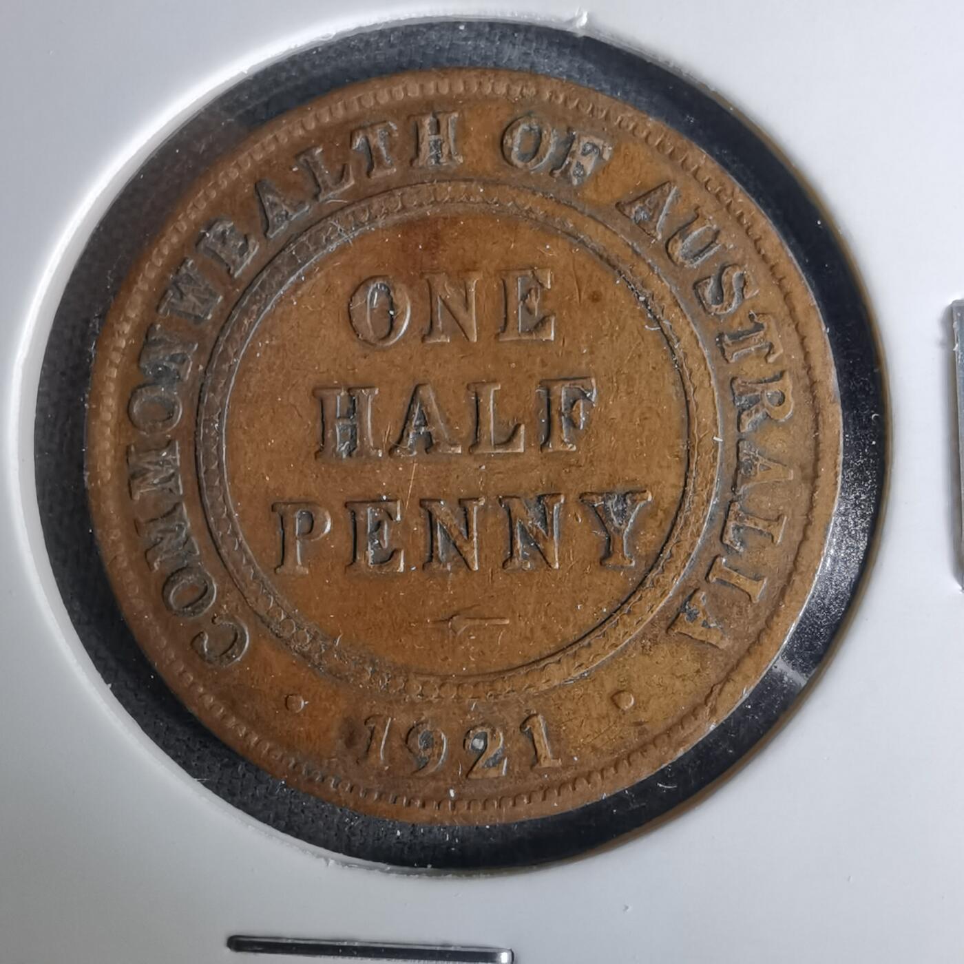 沼泽如烟--第1037场 澳大利亚1921年半便士