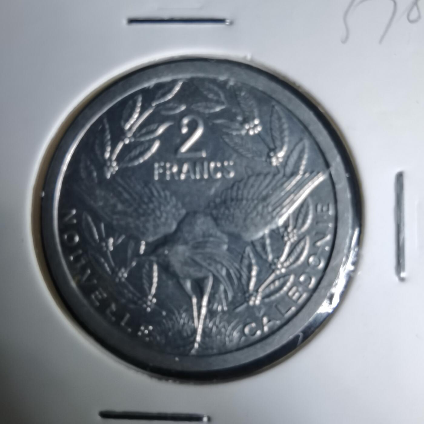 沼泽如烟--第1037场 法属新喀里多尼亚1987年2法郎