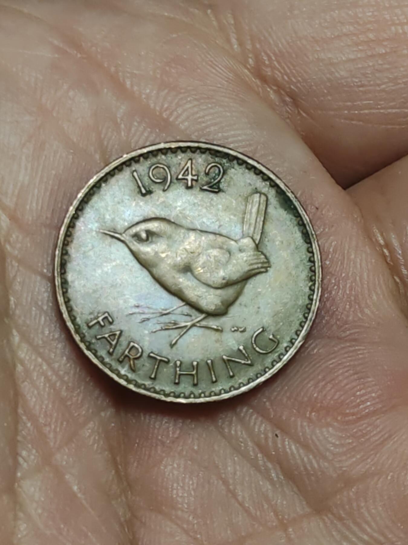 2026年第三十八场(总第二百零七场）外国好品散币场(免佣金) 英国🇬🇧1942年1法新(乔治六世第一版)