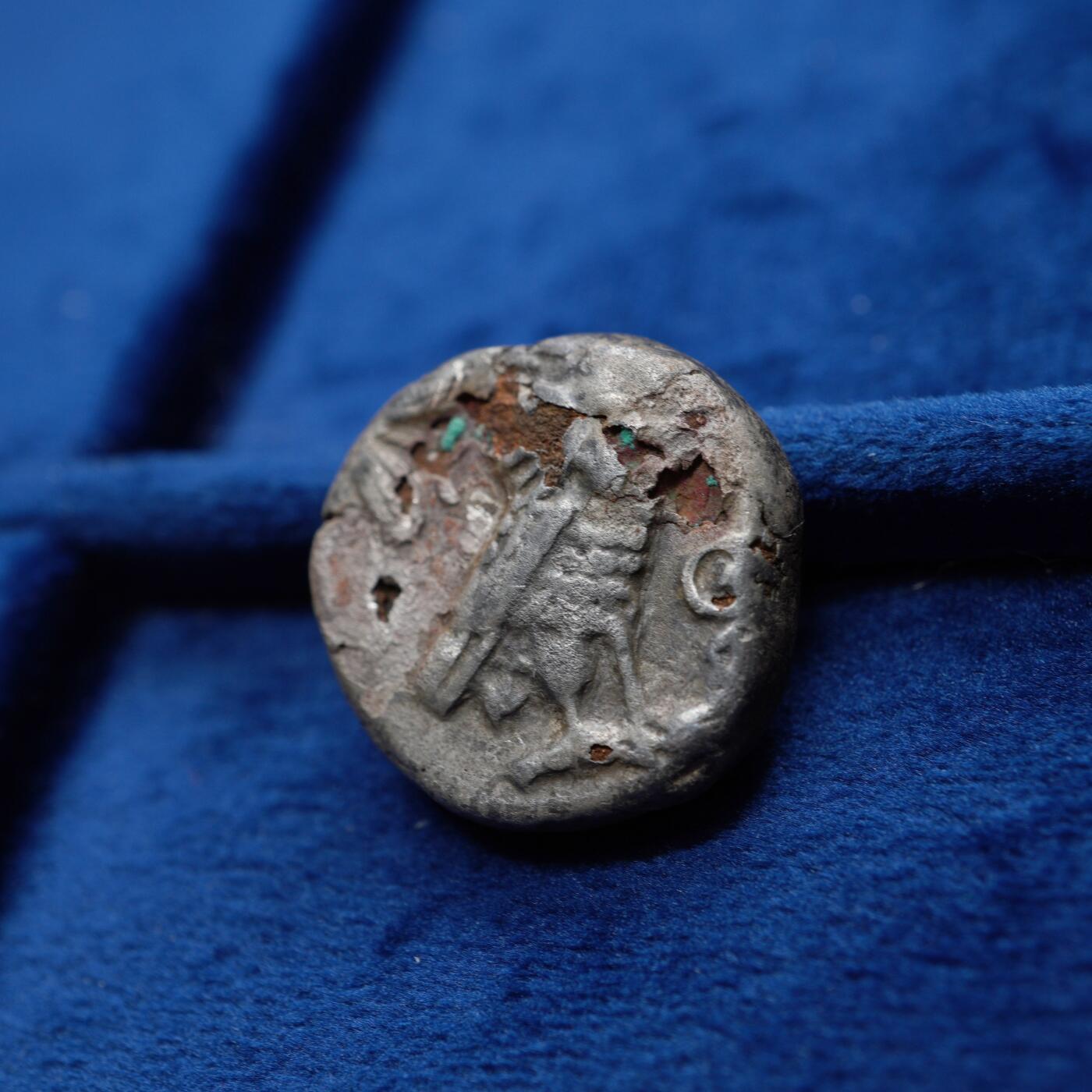 琋语集藏2026年04月欧洲古典打制币拍卖 古希腊中东地区雅典娜与猫头鹰德钱币（银包铜）