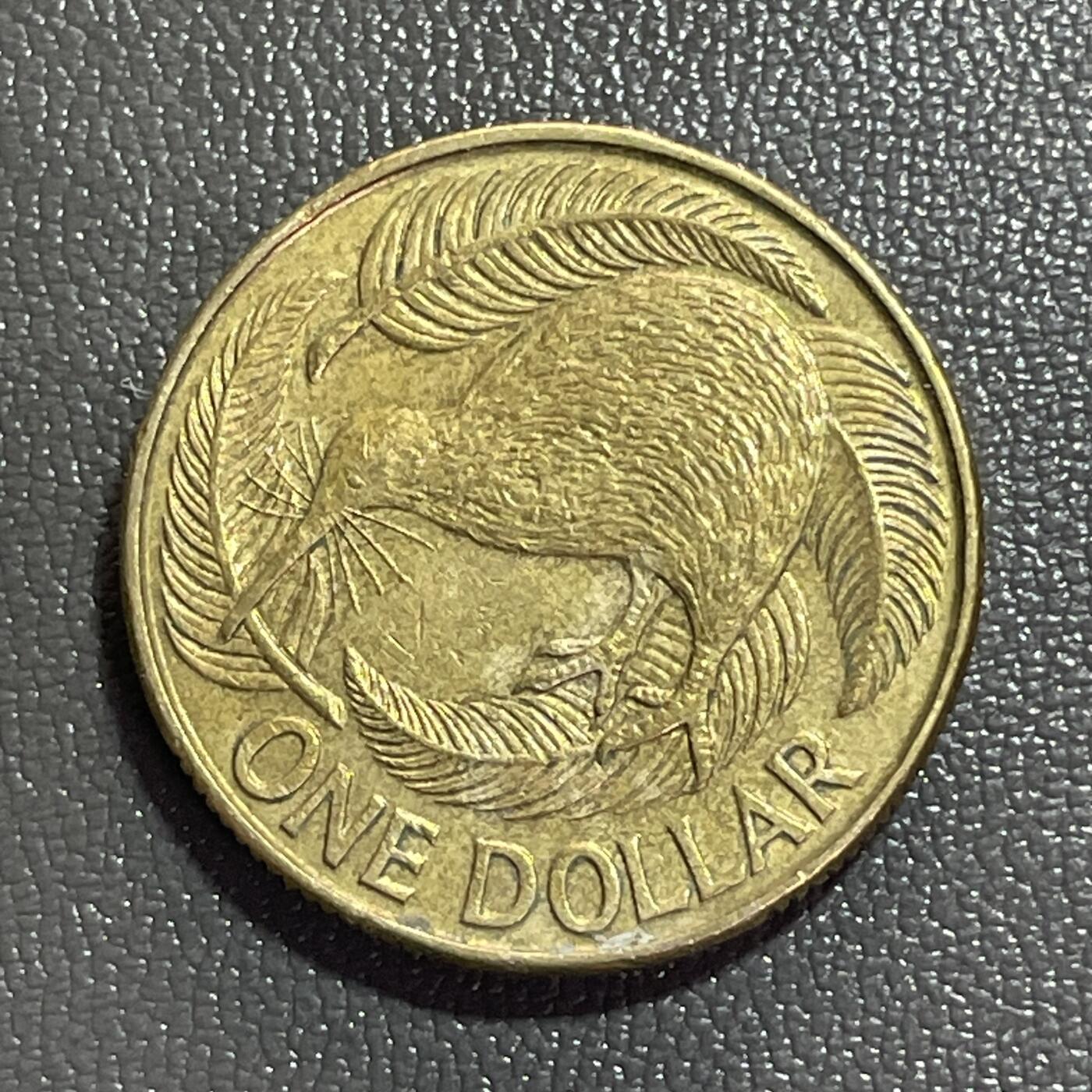 回流0328 新西兰1990年1元 几维鸟