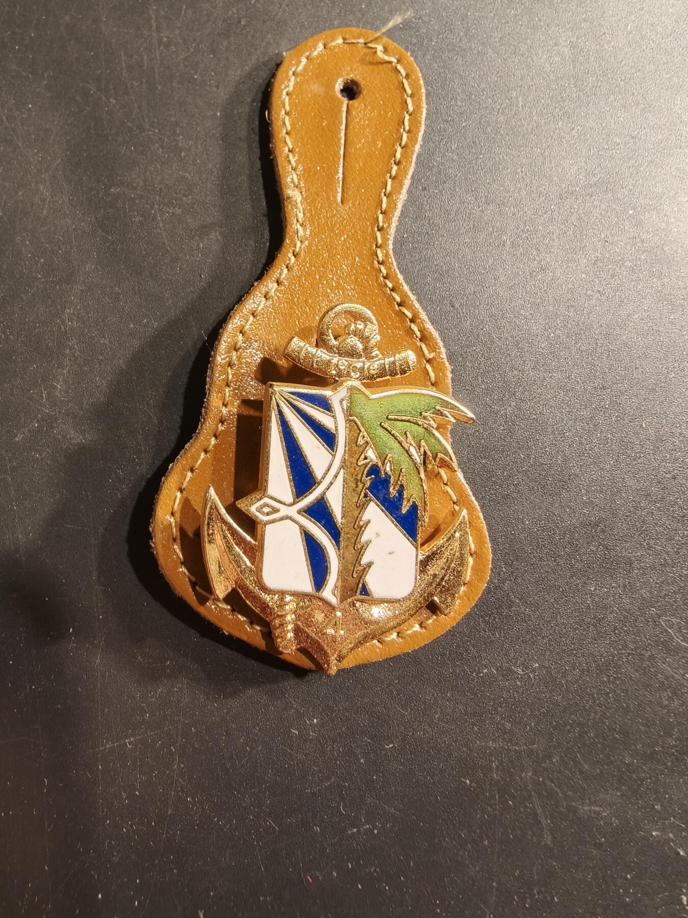 老王徽章第190期 法国海军陆战队第1步兵团证章