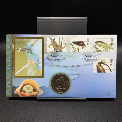 ＜星葵🌻钱币社＞第72期·东奔西走的硬币·3月31日发货 - 〈邮币封〉波黑1994年保护地球·河翠鸟500第纳尔克朗型纪念币