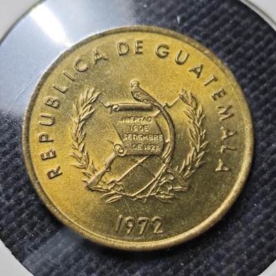 KK钱币收藏小铺  第410期 2月预留时间 周末发货 -  危地马拉1分铜币 好品