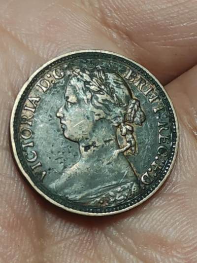 2026年第三十八场(总第二百零七场）外国好品散币场(免佣金) - 英国🇬🇧1875年1法新(维多利亚女王中年桂冠第三版，H标，喜敦厂造)