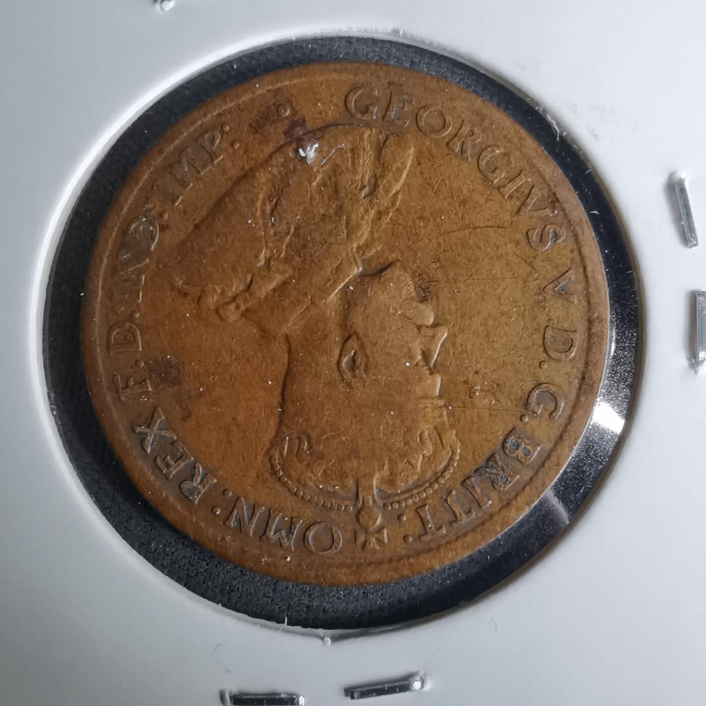 沼泽如烟--第1037场 澳大利亚1921年半便士