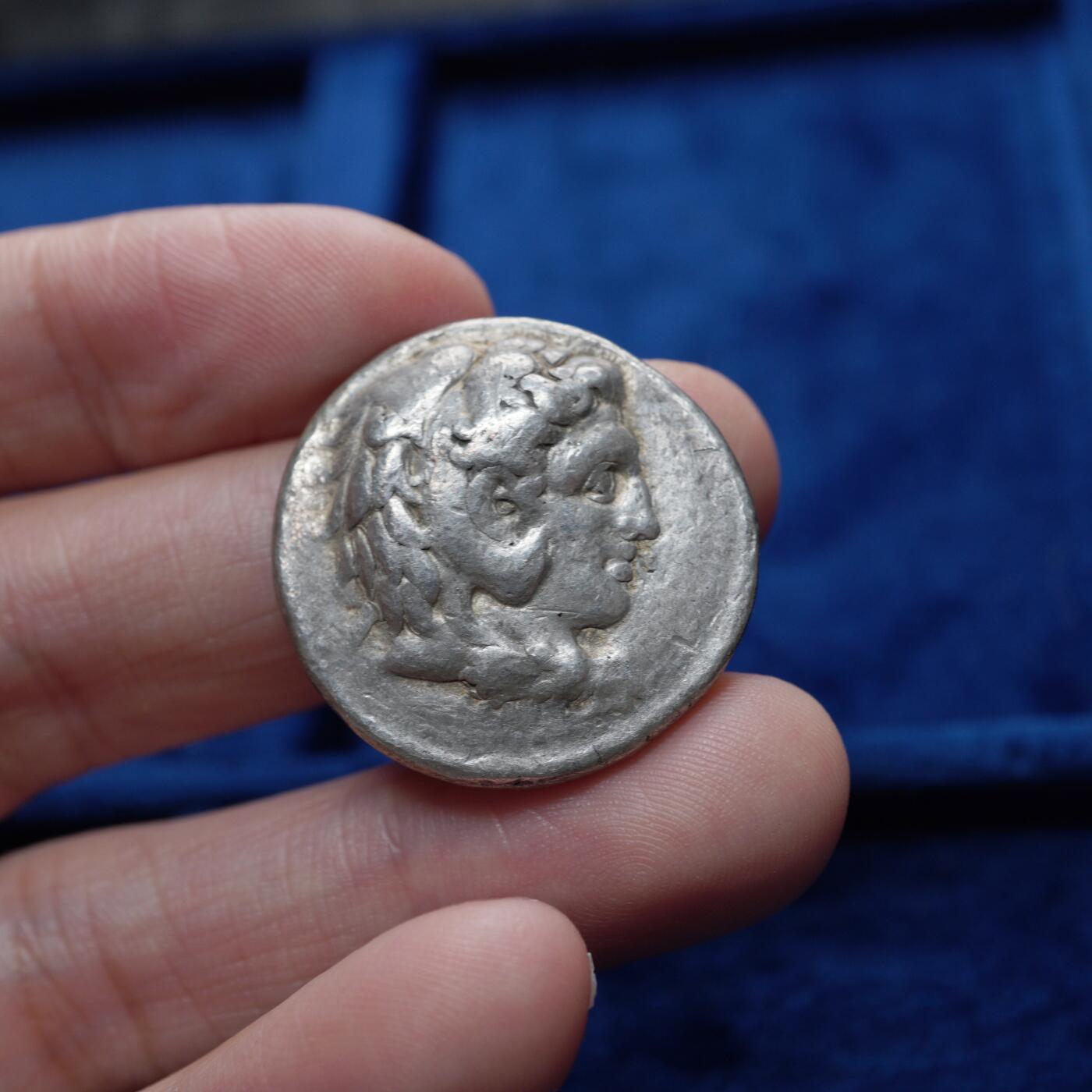 琋语集藏2026年04月欧洲古典打制币拍卖 古希腊马其顿王国大力神赫拉克勒斯4德银币