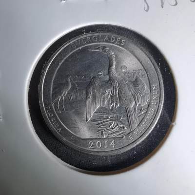 沼泽如烟--第1037场 - 美国2014年25分纪念币