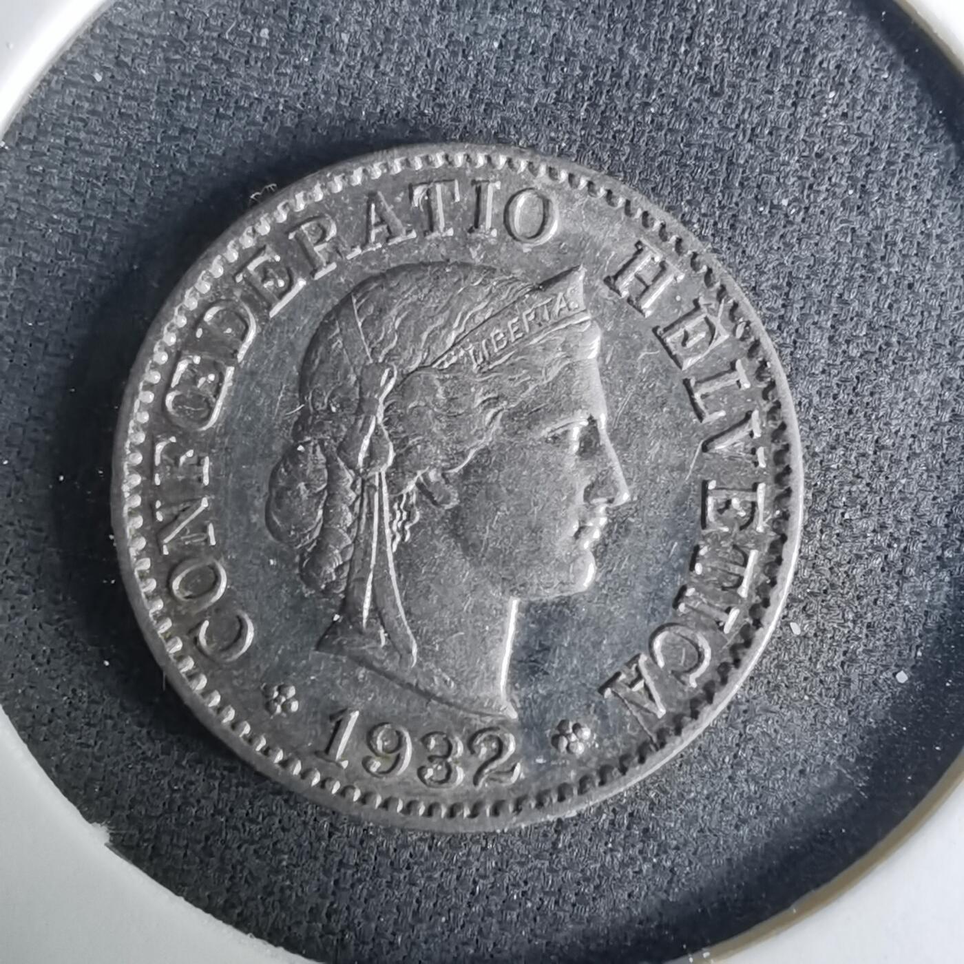 沼泽如烟--第1037场 瑞士1932年5生丁