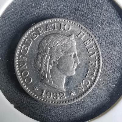 沼泽如烟--第1037场 - 瑞士1932年5生丁