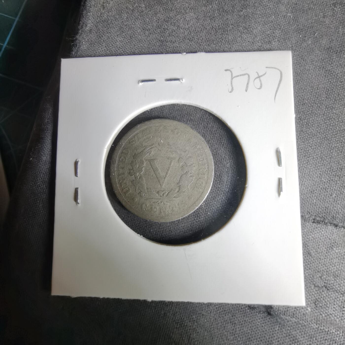 沼泽如烟--第1037场 美国1895年五分