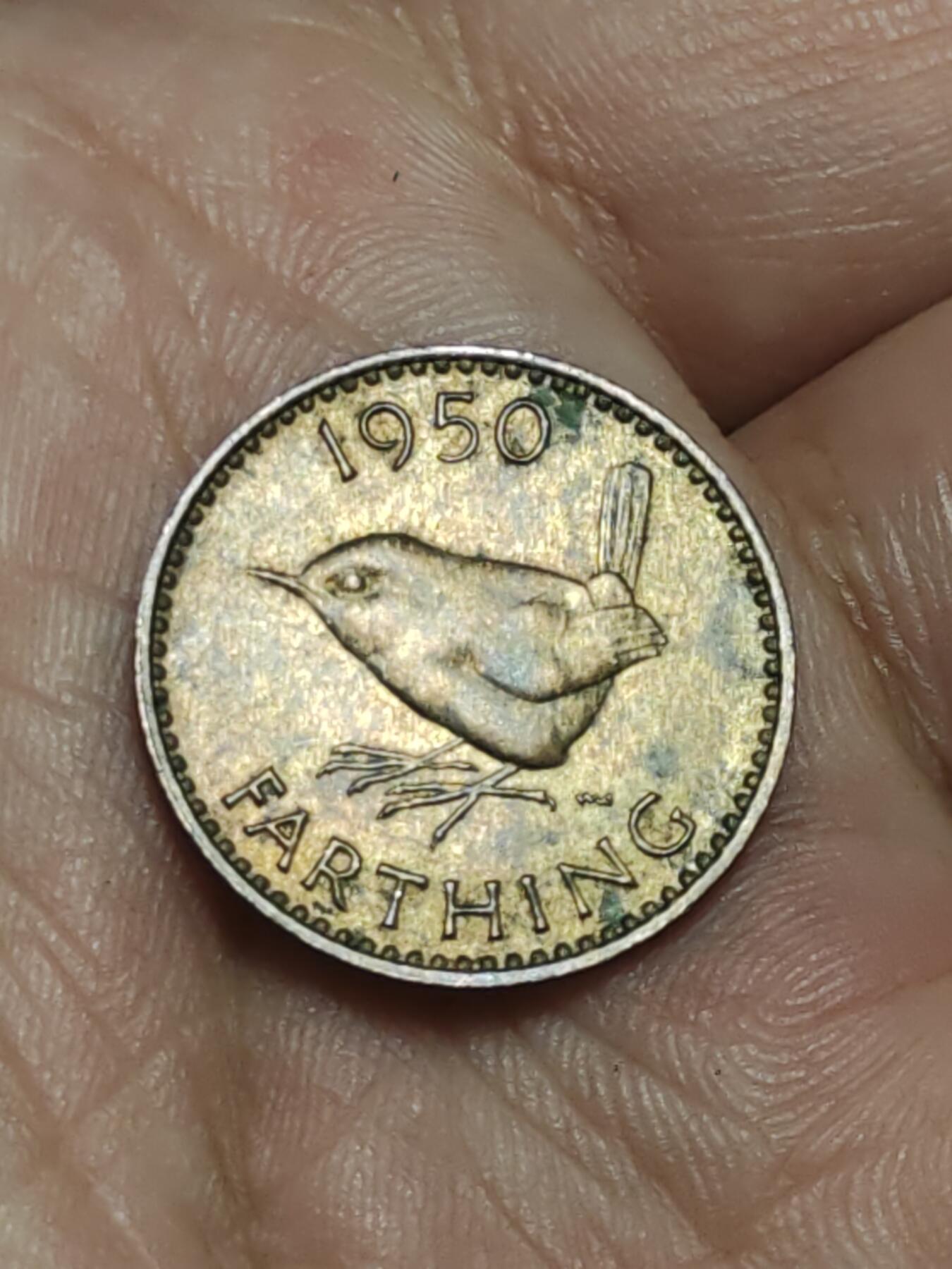 2026年第三十八场(总第二百零七场）外国好品散币场(免佣金) 英国🇬🇧1950年1法新(乔治六世第二版)