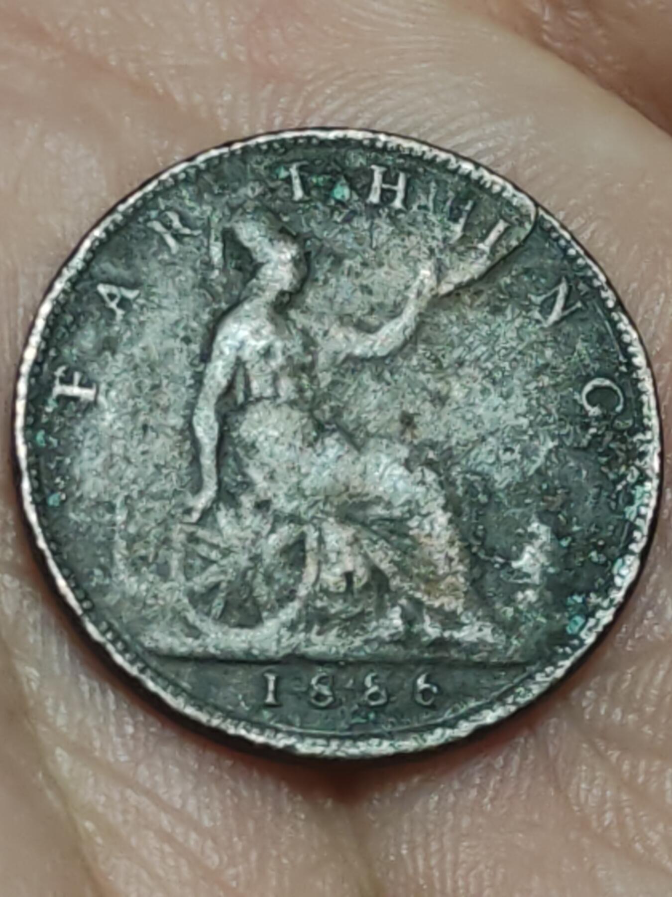 2026年第三十八场(总第二百零七场）外国好品散币场(免佣金) 英国🇬🇧1886年1法新(维多利亚女王中年桂冠第三版)