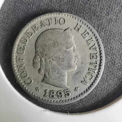 沼泽如烟--第1037场 - 瑞士1895年5生丁