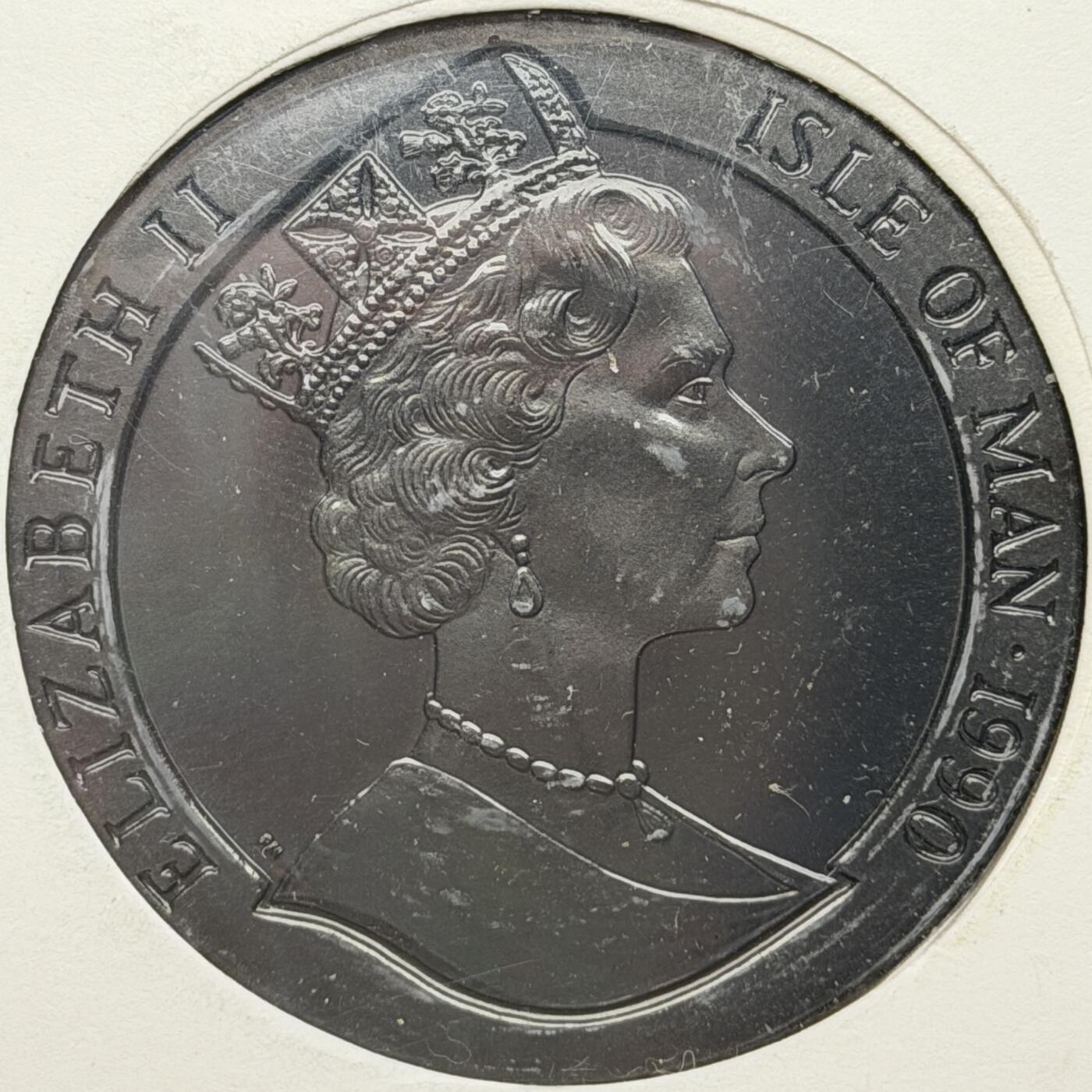 ＜星葵🌻钱币社＞第72期·东奔西走的硬币·3月31日发货 〈邮币封〉马恩岛1990年黑便士邮票发行150周年1克朗纪念币