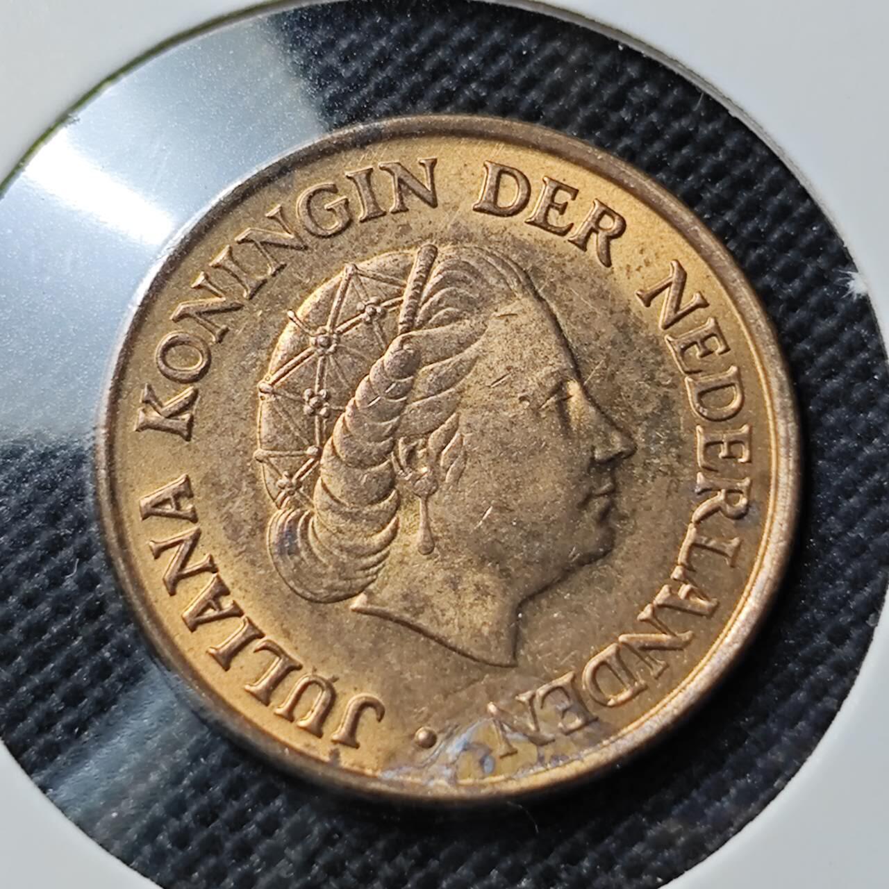 KK钱币收藏小铺  第410期 2月预留时间 周末发货  荷兰5分铜币 好品