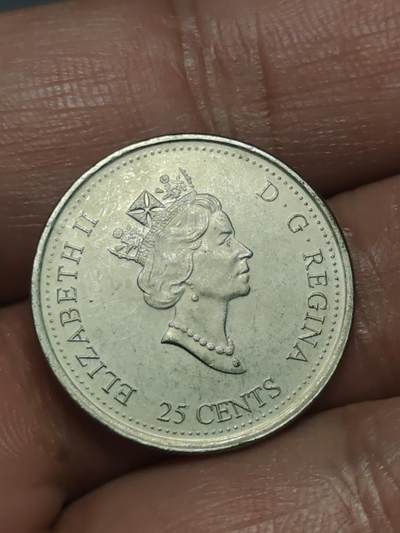 2026年第三十八场(总第二百零七场）外国好品散币场(免佣金) - 加拿大🇨🇦2000单年份25分(千禧年纪念币，和谐主题)