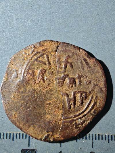 124期新疆红钱粟特钱币丝路钱币专场 - 乌斯玛德铜币